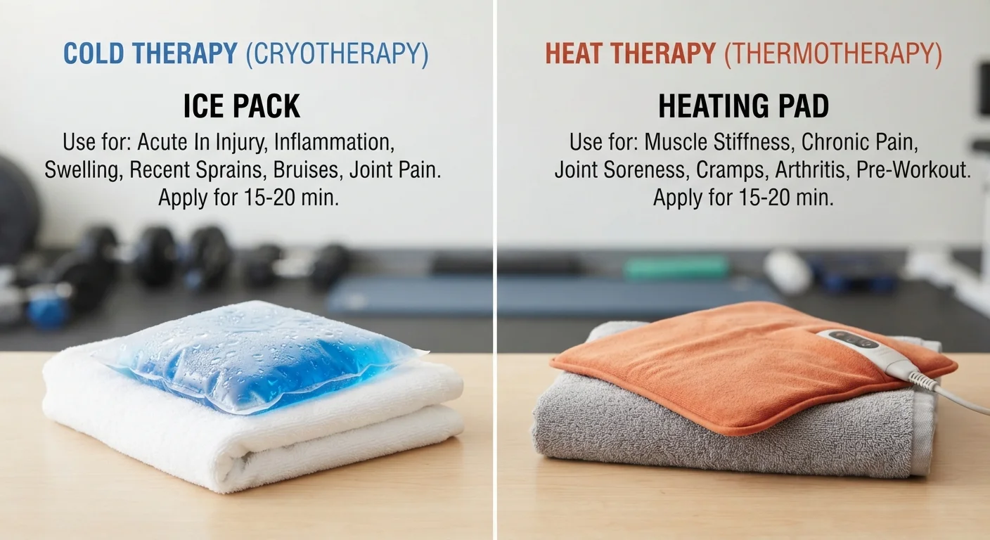 Cold Therapy vs. Heat Therapy for Sore Muscles