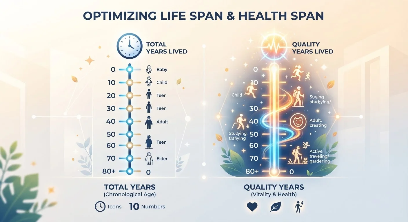Healthspan vs. Lifespan: Why the Years You Feel Well Matter More Than Total Years Lived