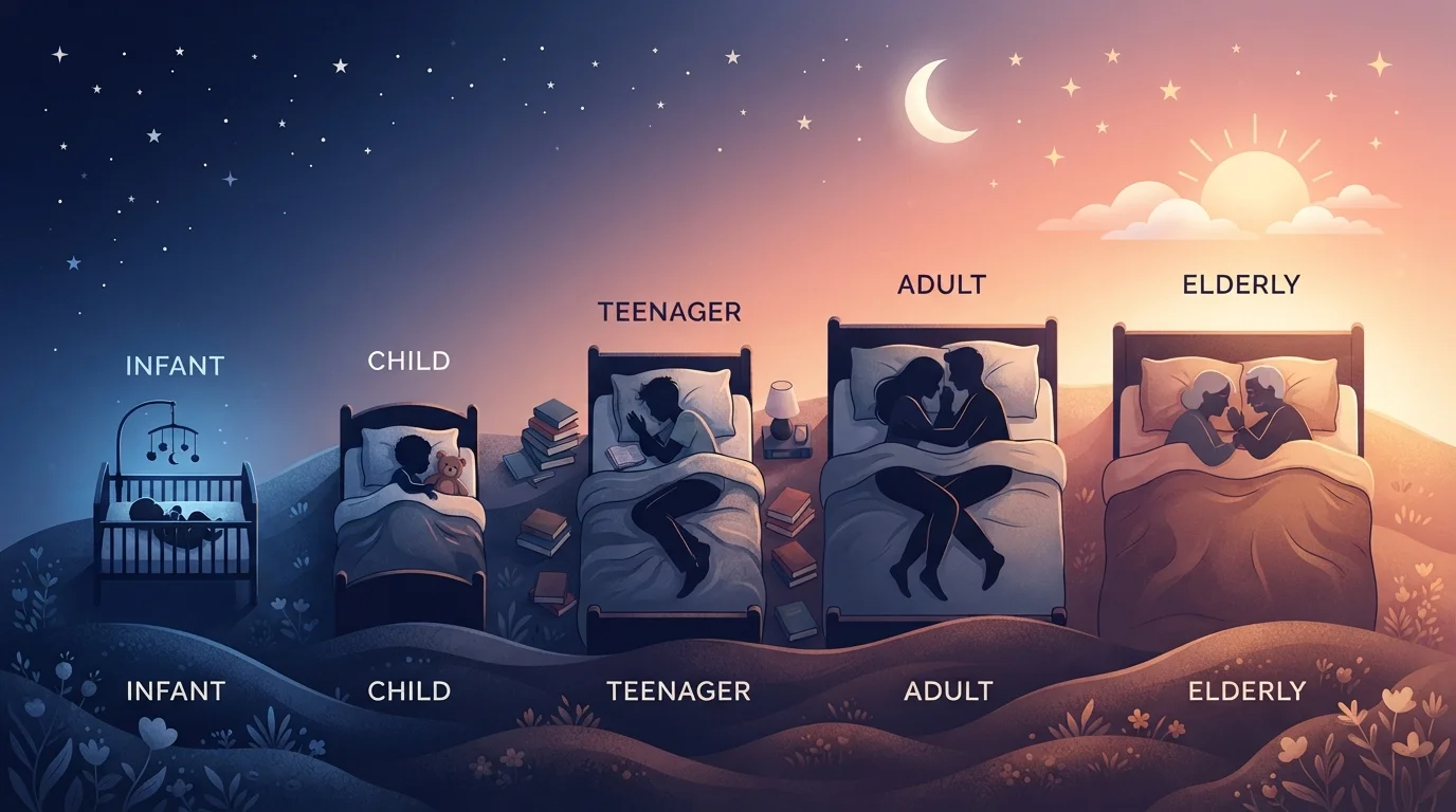 How Sleep Changes From Infancy Through Old Age