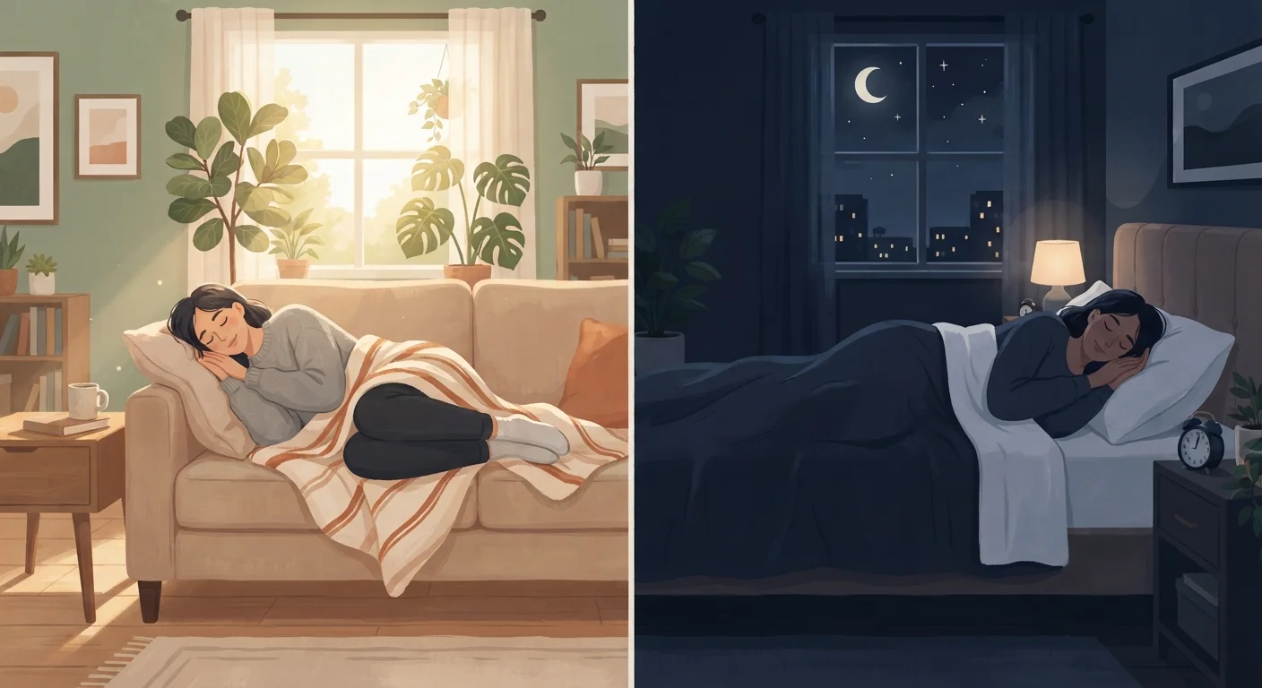 Napping vs. Nighttime Sleep: Same Rest, Different Outcomes