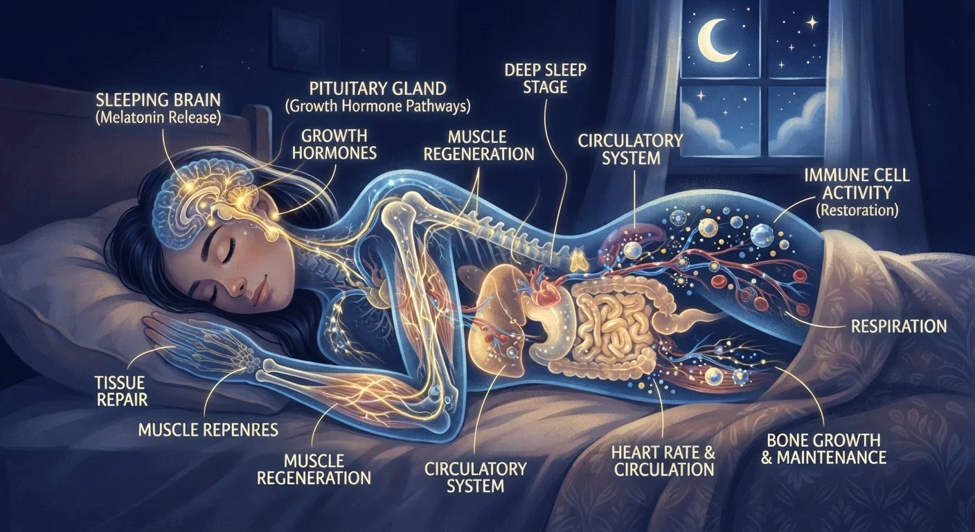 Slow-Wave Sleep and the Body's Overnight Repair Crew