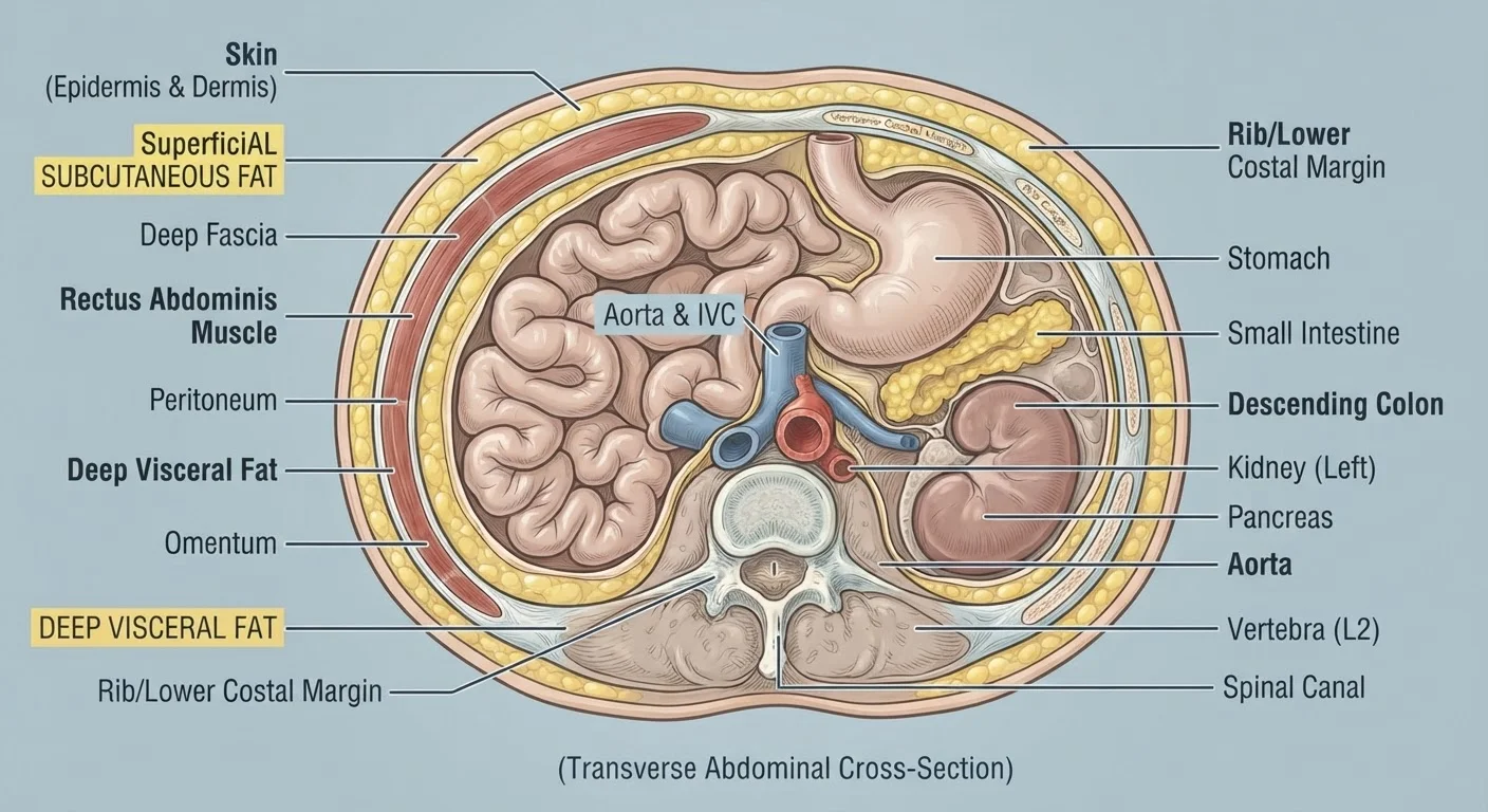 Visceral Fat vs. Subcutaneous Fat: Understanding the Difference